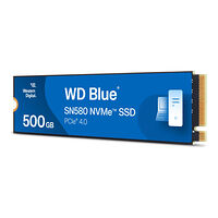 WD WD Blue SN580 - SSD - 500 GB - PCIe 4.0 x4 (NVMe)