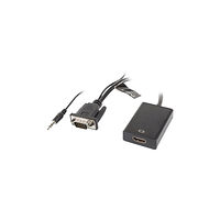 LANBERG Lanberg video/ljudkabelsats - HDMI/VGA/ljud/USB