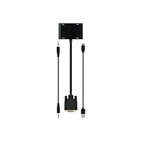 Gembird Cablexpert videokort - HDMI/VGA/ljud - 15 cm