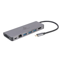 Gembird Cablexpert A-CM-COMBO5-05 - dockningsstation - USB-C 3.1 - HDMI - 1GbE