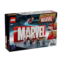 LEGO LEGO Marvel 76313 - MARVEL-logotyp och minifigurer - byggsats