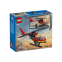 LEGO LEGO City 60411 - Brandhelikopter - byggsats