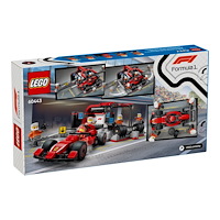 LEGO LEGO City 60443 - F1 Pit Stop & Pit Crew med Ferrari Bil - byggsats