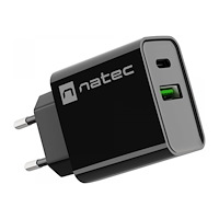 NATEC Natec Ribera strömadapter - USB, USB-C - 20 Watt