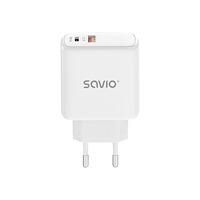 SAVIO SAVIO LA-06 strömadapter - USB-C, USB - 30 Watt