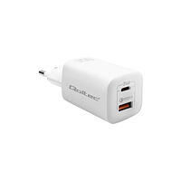 Qoltec Qoltec GaN ULTRA - strömadapter - 2.25-3.25A, 5-20V, USB typ C PD, USB QC 3.0 - 65 Watt