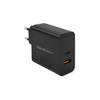 Qoltec Qoltec strömadapter - super snabb, 5-20V, 1.5A - USB-C, USB - 65 Watt