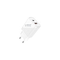 SAVIO SAVIO LA-04 strömadapter - USB, 24 pin USB-C - 18 Watt