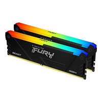 Kingston Kingston FURY Beast RGB - DDR4 - sats - 32 GB: 2 x 16 GB - DIMM 288-pin - 1800 MHz / PC4-28800 - ej buffrad