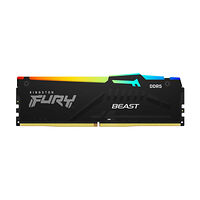 Kingston Kingston FURY Beast RGB - DDR5 - sats - 32 GB: 2 x 16 GB - DIMM 288-pin - 2800 MHz / PC5-44800 - ej buffrad