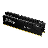 Kingston Kingston FURY Beast - DDR5 - sats - 32 GB: 2 x 16 GB - DIMM 288-pin / PC5-44800 - ej buffrad