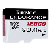 Kingston Kingston High Endurance - flash-minneskort - 128 GB - mikroSDXC UHS-I