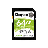 Kingston Kingston Canvas Select Plus - flash-minneskort - 64 GB - SDXC UHS-I