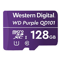 WD WD Purple SC QD101 WDD128G1P0C - flash-minneskort - 128 GB - mikroSDXC UHS-I