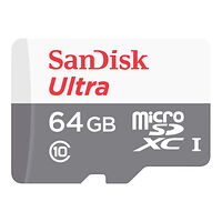 SANDISK SanDisk Ultra - flash-minneskort - 64 GB - mikroSDXC UHS-I