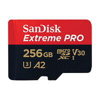 SANDISK SanDisk Extreme Pro - flash-minneskort - 256 GB - mikroSDXC UHS-I