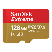 SANDISK SanDisk Extreme - flash-minneskort - 128 GB - mikroSDXC UHS-I