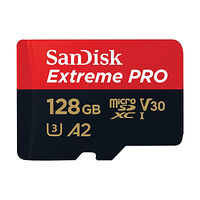 SANDISK SanDisk Extreme Pro - flash-minneskort - 128 GB - mikroSDXC UHS-I