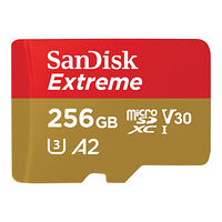 SANDISK SanDisk Extreme - flash-minneskort - 256 GB - mikroSDXC UHS-I