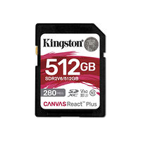 Kingston Kingston Canvas React Plus - flash-minneskort - 512 GB - SDXC UHS-II