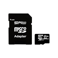 Silicon Power SILICON POWER Elite - flash-minneskort - 64 GB - mikroSDXC UHS-I