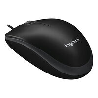 Logitech Logitech B100 - mus - USB - svart