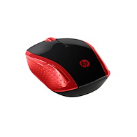 Hewlett-Packard HP 200 - mus - 2.4 GHz - röd