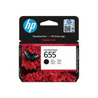 Hewlett-Packard HP 655 - svart - original - Ink Advantage - bläckpatron
