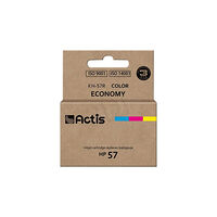 ACTIS Actis KH-57R - färg (cyan, magenta, gul) - kompatibel - återanvänd - bläckpatron (alternativ för: HP 57, HP C6657A)