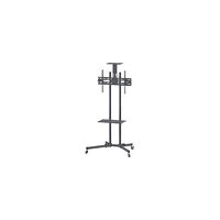 Manhattan Manhattan TV & Monitor Mount, Trolley Stand, 1 screen, Screen Sizes: 37-65", Black, VESA 200x200 to 600x400mm, Max 40kg,...