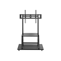 Manhattan Manhattan TV & Monitor Mount, Trolley Stand, 1 screen, Screen Sizes: 37-100", Black, VESA 200x200 to 800x600mm, Max 150k...
