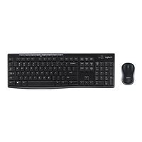 Logitech Logitech MK270 Wireless Combo - sats med tangentbord och mus - QWERTY - USA, internationellt Inmatningsenhet