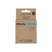 ACTIS Actis standard KB-1100C - Ekonomi - cyan - kompatibel - bläckpatron (alternativ för: Brother LC1100HYC, Brother LC65HYC,...