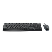 Logitech Logitech Desktop MK120 - sats med tangentbord och mus - USA, internationellt Inmatningsenhet