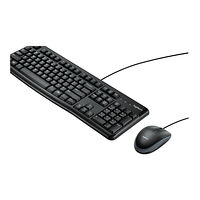 Logitech Logitech Desktop MK120 - sats med tangentbord och mus - QWERTY - USA, internationellt Inmatningsenhet