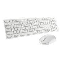 DELL Dell Pro Keyboard and Mouse KM5221W - sats med tangentbord och mus - QWERTY - USA, internationellt - vit Inmatningsenhet
