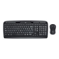 Logitech Logitech Wireless Combo MK330 - sats med tangentbord och mus - USA, internationellt - svart Inmatningsenhet