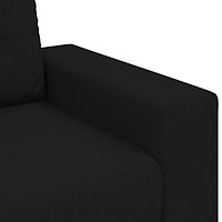 vidaXL Fåtölj svart 60 cm tyg