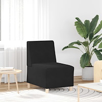 vidaXL Soffstol svart 55 cm sammet