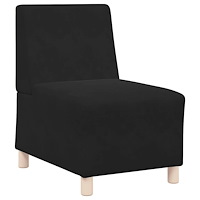 vidaXL Soffstol svart 55 cm sammet