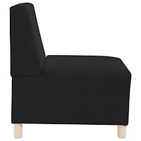 vidaXL Soffstol svart 55 cm sammet