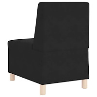 vidaXL Soffstol svart 55 cm sammet