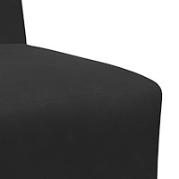 vidaXL Soffstol svart 55 cm sammet