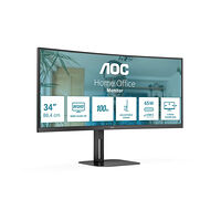 AOC AOC Value-line CU34V5C/BK - V5 series - LED-skärm - böjd - 34"