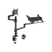 Gembird Gembird MA-DA-04 monteringssats - justerbar arm - för bildskärm/bärbar dator - svart