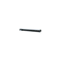 intellinet Intellinet Vertical Rackmount 12-Way Power Strip - German Type, With Single Air Switch, No Surge Protection - kraftdistr...