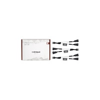 NOCTUA Noctua NA-SYC1 chromax.white - strömdelare för fläkt - 4-stifts PWM till 4-stifts PWM - 11.5 cm