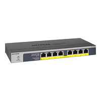 Netgear NETGEAR GS108PP - switch - 8 portar - rackmonterbar