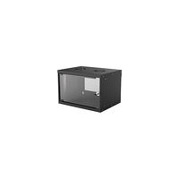 intellinet Intellinet Network Cabinet, Wall Mount (Basic), 6U, Usable Depth 340mm/Width 485mm, Black, Flatpack, Max 50kg, Glass Doo...