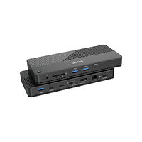 UNITEK Unitek - dockningsstation - USB-C / USB4 / Thunderbolt 3 / Thunderbolt 4 - HDMI, DP - 1GbE